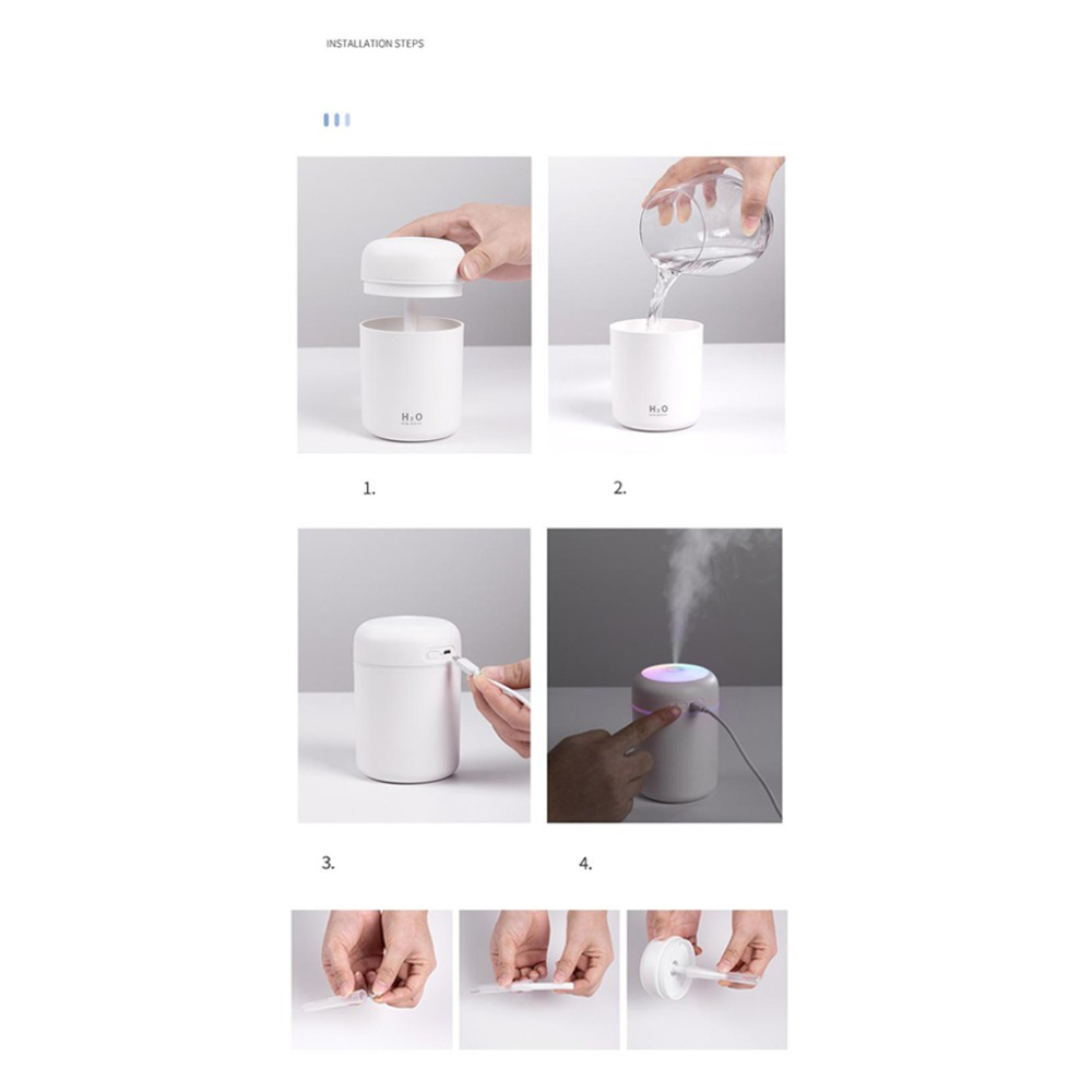 Mini Air Humidifier & Aroma Diffuser for Baby’s Room