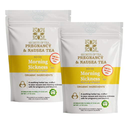 Morning Sickness Tea - Peach and Ginger: 40 Cups
