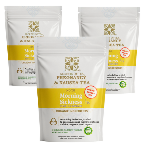 Morning Sickness Tea - Peach and Ginger: 40 Cups